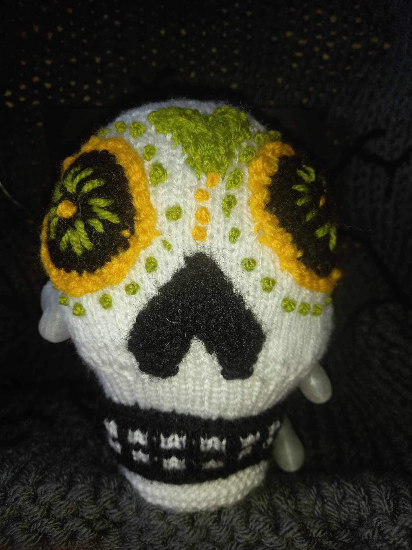 Large Candy Skull - Handmade